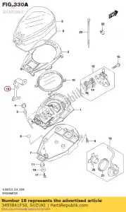 suzuki 3493841F50 guide, speed sen - La partie au fond