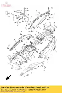 yamaha 5GJ2172100PA pokrywa, strona 2 - Dół