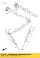 1291133E00, Suzuki, zawór, wlot suzuki gsx r 750 1996 1997 1998 1999, Nowy