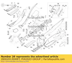 Here you can order the left central side from Piaggio Group, with part number 1B002012000ET: