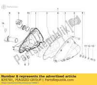 829701, Piaggio Group, tubo flessibile gilera piaggio nrg runner 50 1998 2003 2005 2006 2007 2008 2010, Nuovo