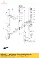 3P6231100000, Yamaha, camera d'aria comp.1 yamaha fjr 1300 2006 2007 2008 2009, Nuovo