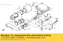 luchtfilter van Honda, met onderdeel nummer 17254HC5900, bestel je hier online: