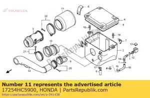 honda 17254HC5900 luchtfilter - Onderkant