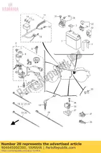 yamaha 904645000300 serrer - La partie au fond