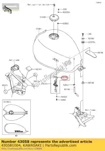 kawasaki 430581004 anel 