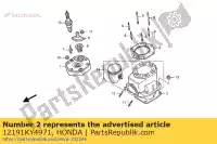 12191KY4971, Honda, uszczelka, cylinder honda f (j) portugal / kph nsr rr (p) 125 150 1988 1993 2000 2001, Nowy
