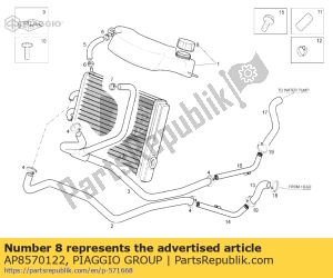 aprilia AP8570122 expansievat plug - Onderkant