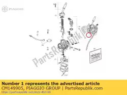 Tutaj możesz zamówić ga? Nik phva14 dd 6353 od Piaggio Group , z numerem części CM149905: