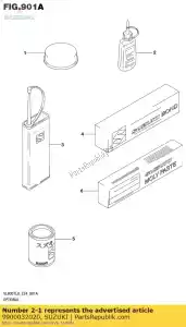 suzuki 9900032020 hilo de bloqueo sup - Lado inferior