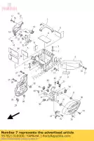 5S7821310000, Yamaha, band, batterij yamaha xvs 950 2009 2010 2011 2012, Nieuw