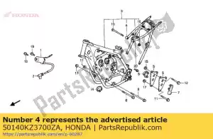 Honda 50140KZ3700ZA cuerpo comp. * nh138 * - Lado inferior