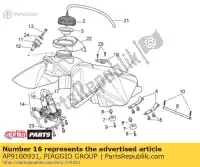 AP9100931, Piaggio Group, Uszczelka aprilia  rxv rxv sxv sxv 450 550 2006 2008 2009 2010 2011, Nowy