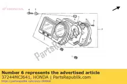 Qui puoi ordinare gomma, montaggio del misuratore da Honda , con numero parte 37244MCJ641: