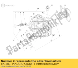 Aprilia 871889, Tasse, OEM: Aprilia 871889