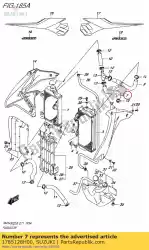 Here you can order the hose,radiator i from Suzuki, with part number 1785128H00: