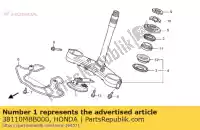 38110MBB000, Honda, hoorn comp. (hoog) honda cbr vtr 1000 1997 1998 1999 2000 2001 2002 2003 2004 2005 2006 2007, Nieuw