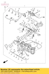 yamaha 39P148070000 manguera comp. - Lado inferior