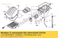 17210KPP860, Honda, Element komp., powietrze / honda cbr 125 2004 2005 2006 2007 2008 2009 2010, Nowy