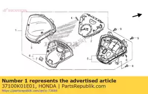 Honda 37100K01E01 medidor montado, pente - Lado inferior