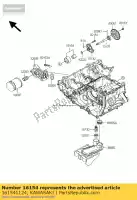 161541124, Kawasaki, bomba de rotor zx1200-a1 kawasaki z zx 600 750 1000 1200 2000 2001 2003 2004 2005 2006 2007, Novo