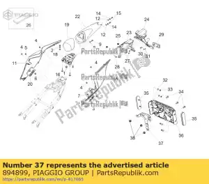 Piaggio Group 894899 onderhoud - Onderkant