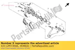 Tutaj możesz zamówić wynaj? Cie od Honda , z numerem części 43112MT3006: