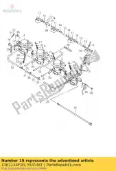 Qui puoi ordinare bullone da Suzuki , con numero parte 1361124F00: