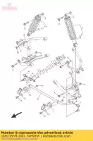 16B2385M1000, Yamaha, gewricht, stabilisator 2 yamaha  yfm yxc yxe yxm yxr 350 450 550 660 700 850 1000 2002 2003 2004 2005 2006 2007 2008 2009 2010 2011 2012 2013 2014 2015 2016 2017 2018 2019 2020 2021, Nieuw