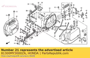 Honda 81300MY3000ZA alforje * type2 * - Lado inferior