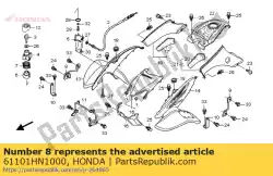 Aquí puede pedir no hay descripción disponible en este momento de Honda , con el número de pieza 61101HN1000: