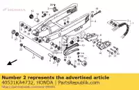 40531KA4732, Honda, joint, chaîne d'entraînement (daido) honda ca cr 125 250 500 1985 1986 1987 1988 1989 1990 1991 1992 1993 1994 1995 1996 1997 1998 1999 2000 2001, Nouveau