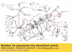 Aqui você pode pedir o iniciador de revezamento em Piaggio Group , com o número da peça AP8224665: