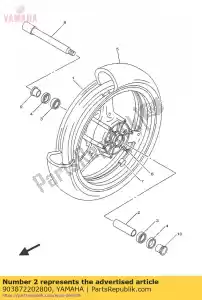 yamaha 903872202800 collier - La partie au fond