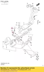 Here you can order the washer,8. 5x30x1 from Suzuki, with part number 0916008149: