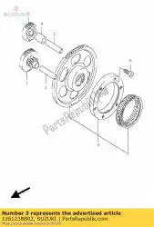 Tutaj możesz zamówić bieg, id rozrusznika od Suzuki , z numerem części 1261238B02: