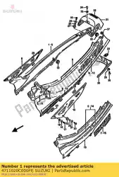 Here you can order the cover,frame from Suzuki, with part number 4711020C000FP: