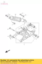 Here you can order the bolt from Yamaha, with part number 901011082300: