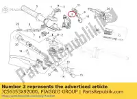 JC56353X92000, Piaggio Group, rh el.controls place. nero aprilia scarabeo sport city sport city cube 125 250 300 2007 2008 2009 2010 2011, Nuovo