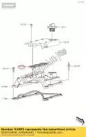 920930608, Kawasaki, 01 vedação, tampa da vela de ignição kawasaki kaf820 mule profx 3 seater profxt eps le pro fxt 820 , Novo