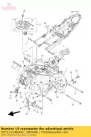 5VY214240000, Yamaha, jefe, montaje del motor yamaha  yzf r 600 850 890 1000 2004 2005 2006 2007 2018 2019 2020 2021, Nuevo