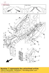 yamaha 33D2174G2000 grafisch, 3 - Onderkant