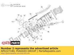 Aprilia AP0227180, Podk?adka 12.2x32x2, OEM: Aprilia AP0227180