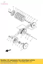 Here you can order the plate, pressure 1 from Yamaha, with part number 2JG163510200: