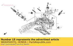 stekker, vonk (dcpr6e) (ngk) van Honda, met onderdeel nummer 980695697Q, bestel je hier online: