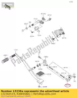 132360119, Kawasaki, lever-comp vn900b6f kawasaki  vn vulcan 900 2006 2007 2008 2009 2010 2011 2012 2014 2015 2016 2017 2018 2019 2020 2021, Nieuw