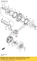 2325035402, Suzuki, Bal, koppeling rel suzuki dr z70 drz70 70 , Nieuw