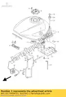 6811017H00FJG, Suzuki, juego de cintas, combustible t suzuki gsx  fu f gsx650f 650 , Nuevo