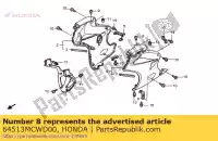 64513MCWD00, Honda, resta, l. fr. calandra laterale inferiore honda vfr 800 2002 2003 2004 2005 2006 2007 2008 2009 2010, Nuovo