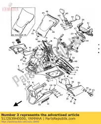 Aqui você pode pedir o emblema 1 em Yamaha , com o número da peça 51J2839H0000: